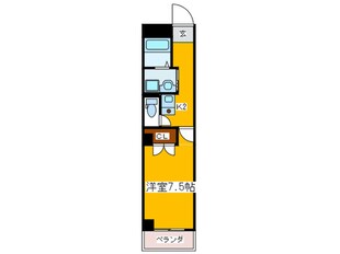 エスペランサ谷町の物件間取画像